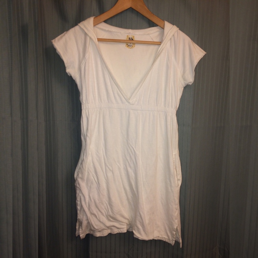 White Coverup Hoodie